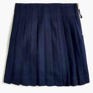 CrewCuts Girls' pleated skirt in twill, Navy Blue, Size 5